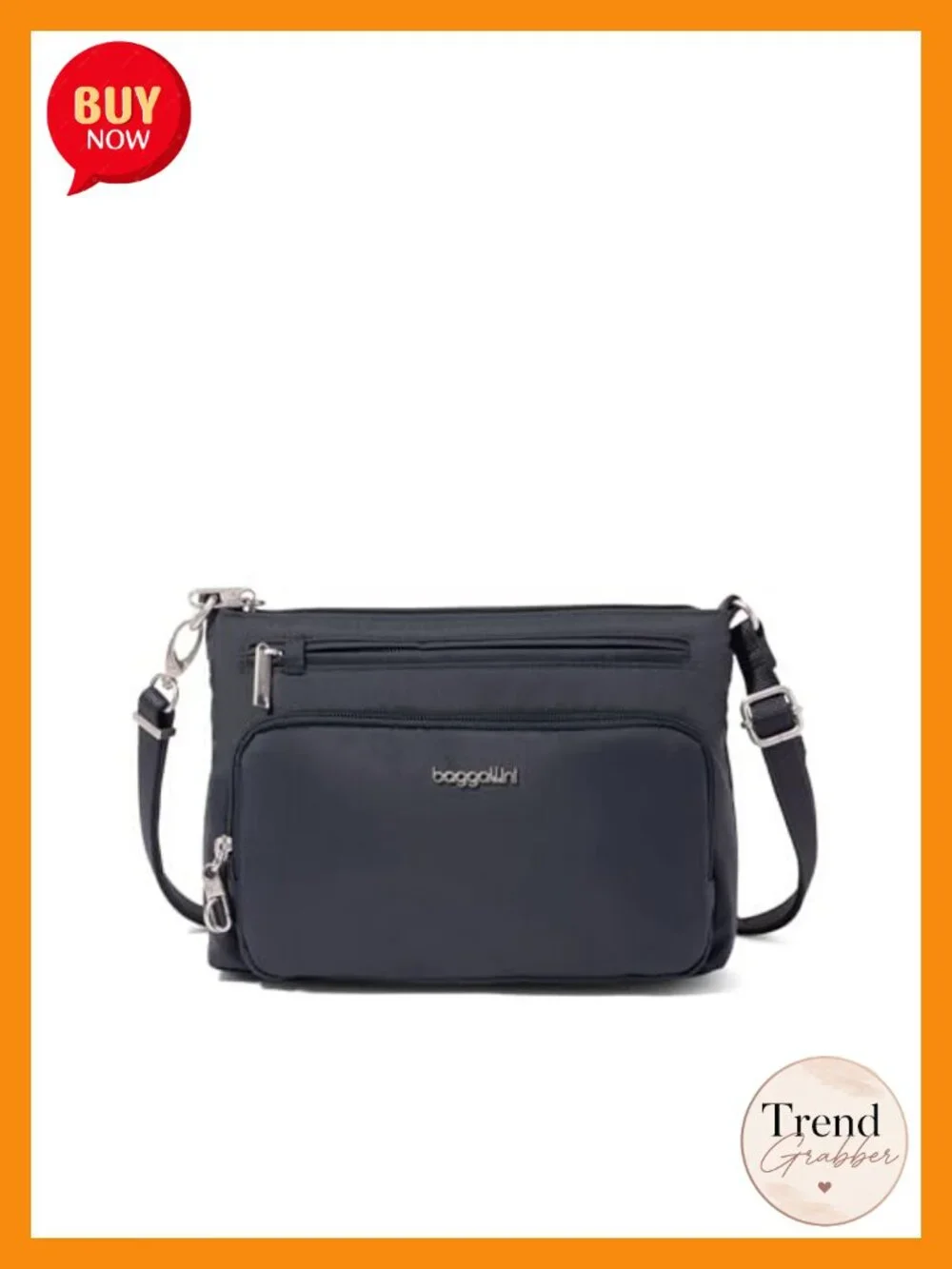 Anti-Theft Securtex Crossbody Bag with RFID Protection